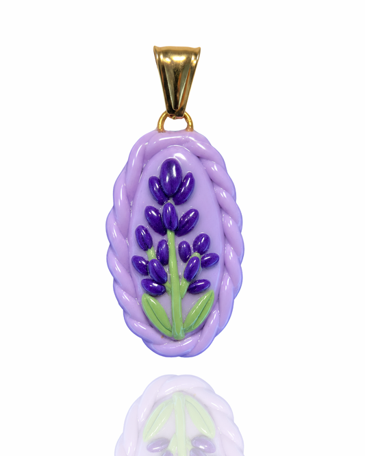 Ciondolo “Intrecci” Lavanda