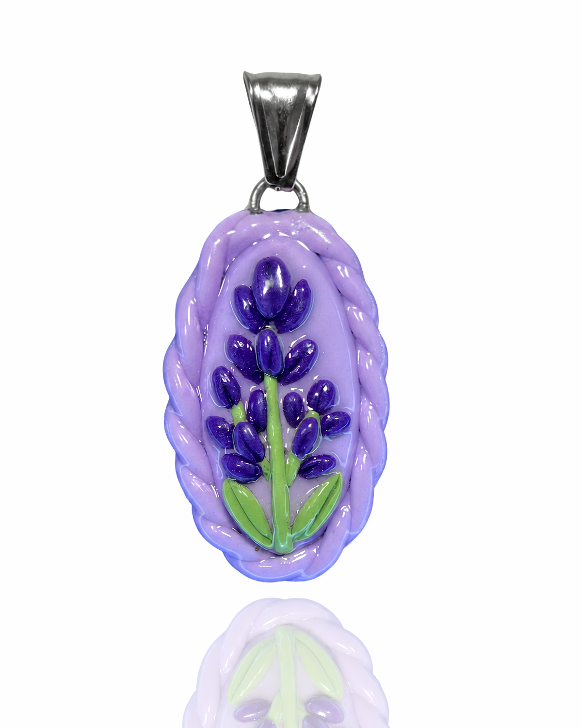 Ciondolo “Intrecci” Lavanda