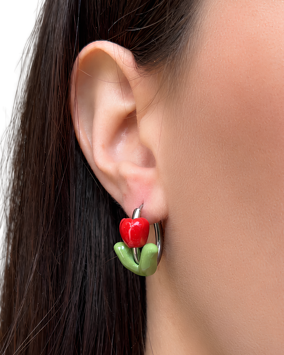 Tulip Hoops – Orecchini tulipano