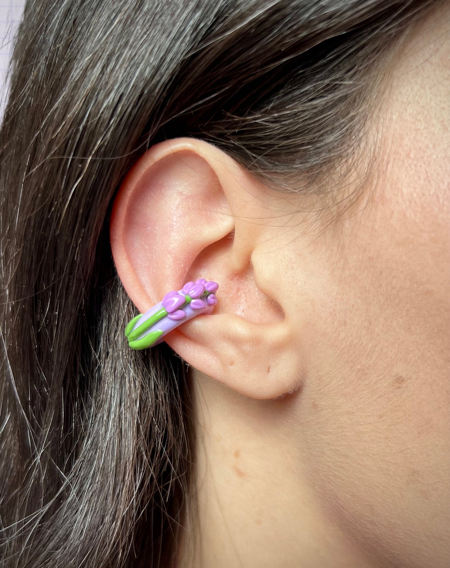 Lavender Ear Cuff