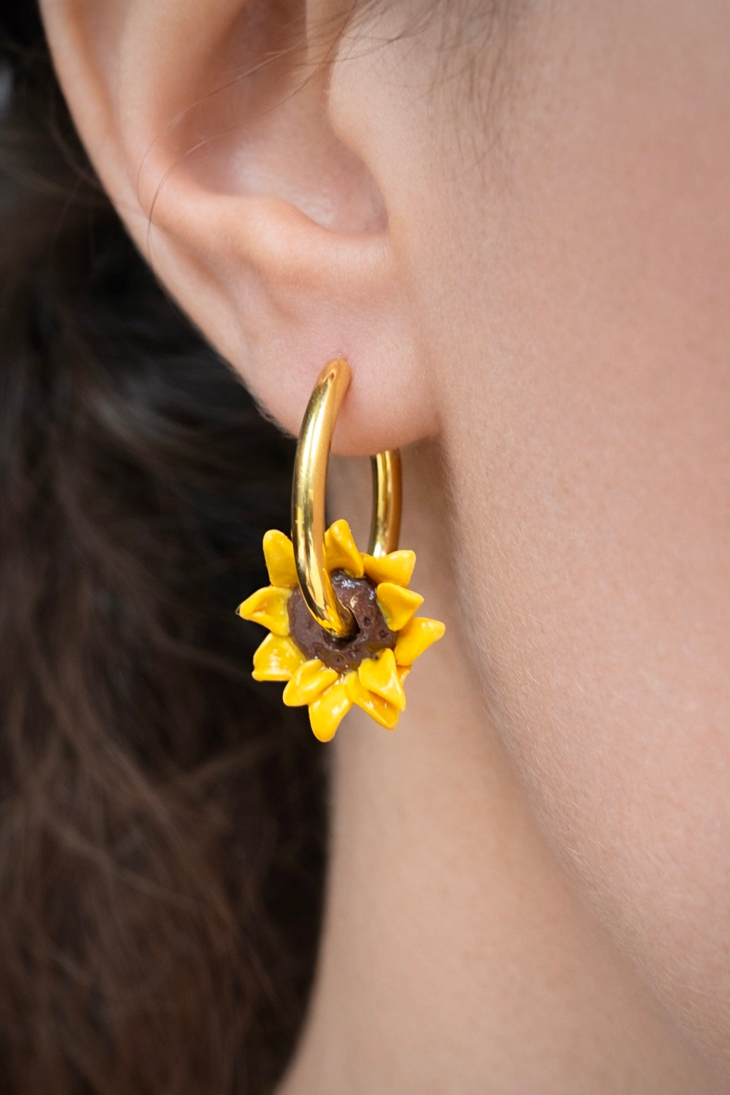 Sunflower Hoops