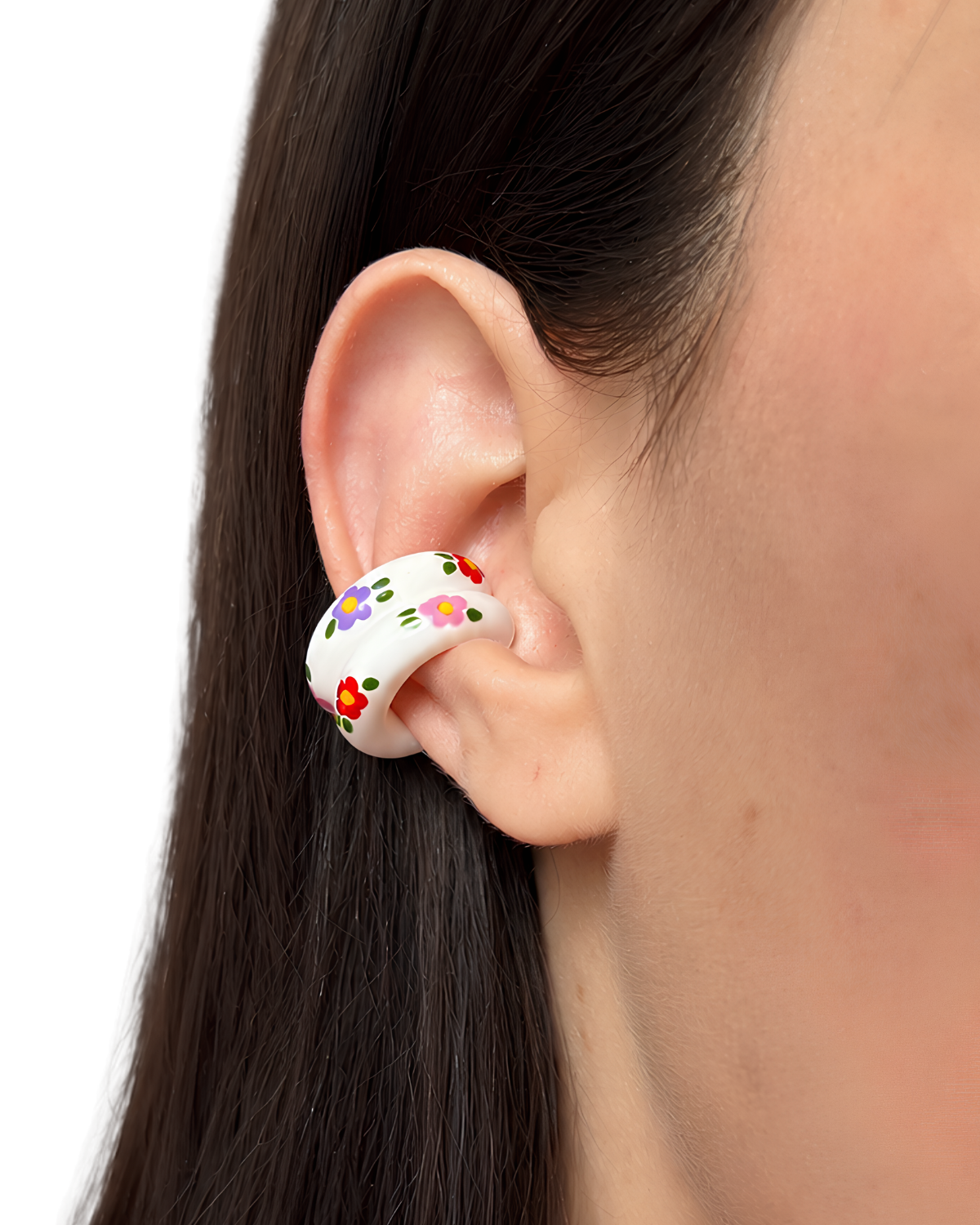 Blossom Twins Ear Cuff