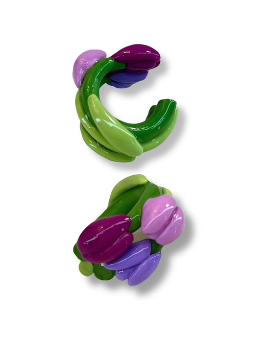 Tulip Trio Ear Cuff