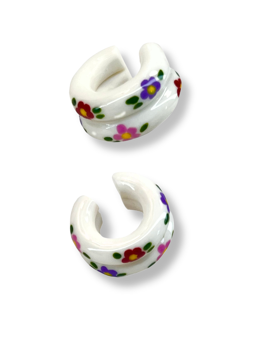 Blossom Twins Ear Cuff