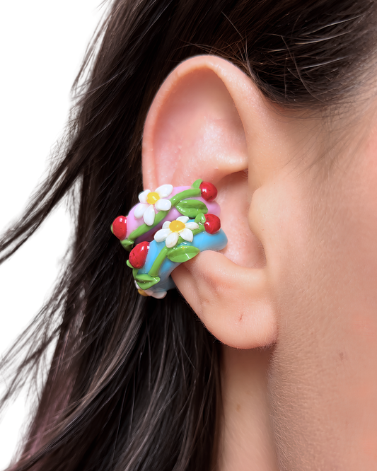 Strawberry Ear Cuff