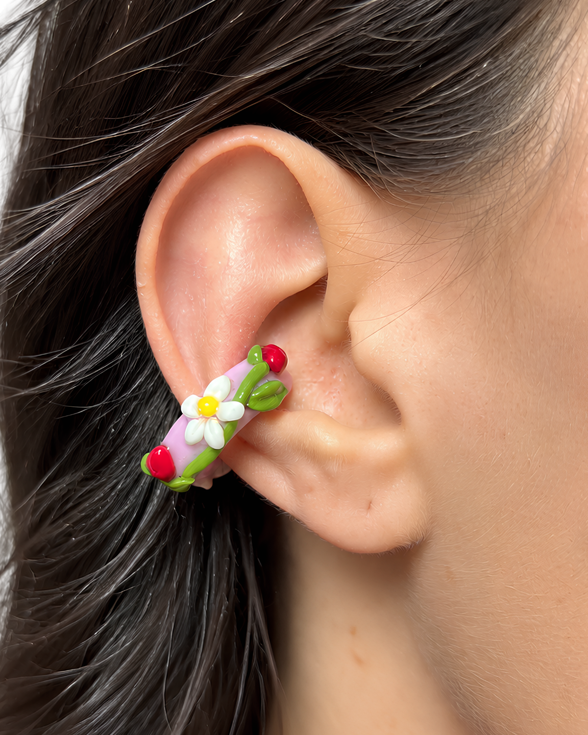 Strawberry Ear Cuff